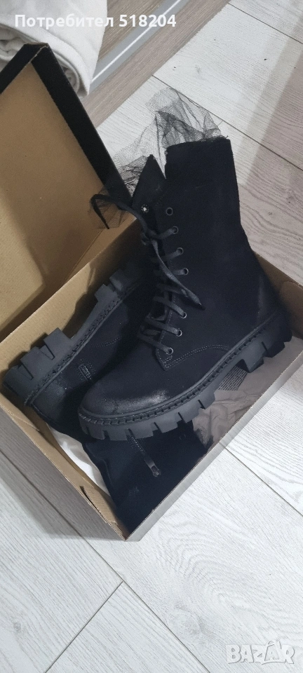 дамски боти 39н. 25,5 стелка , снимка 1