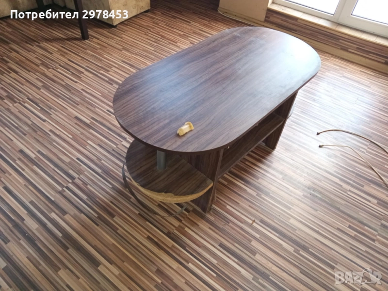 Дървена Холна масичка, снимка 1