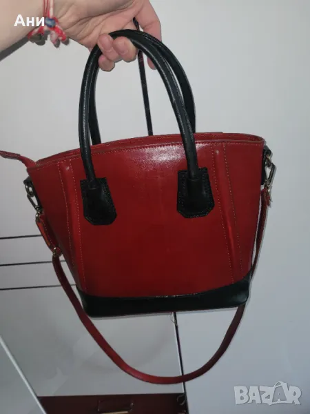 Дамска чанта от естествена кожа, снимка 1