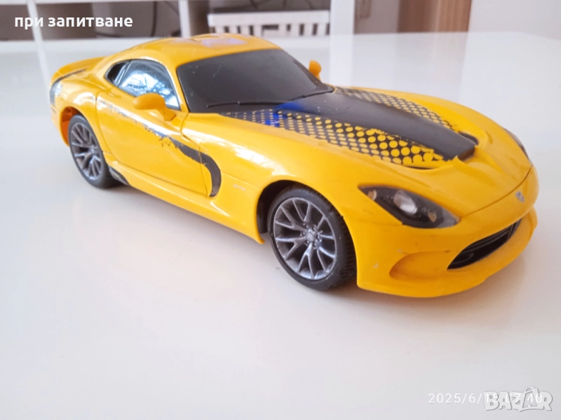 Колички Mercedes DTM, Dickie toys и Dodge SRT Viper GTS, Maisto, пластмасови 1/24, снимка 1