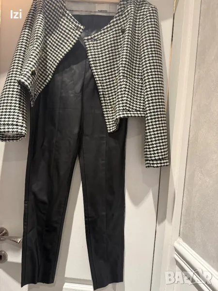 Кожен панталон Zara ,M, снимка 1