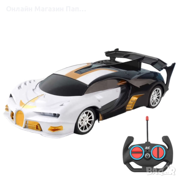 RC спортна кола 1/18 с LED светлини – високоскоростна радиоуправляема играчка в различни цветове, снимка 1