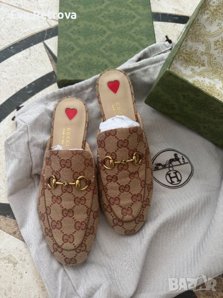 Gucci Princetown дамски чехли 38,39 , снимка 1