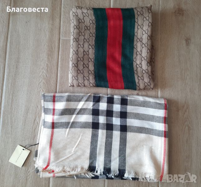 Шалове- Burberry и Gucci- Цената е за двата! , снимка 1