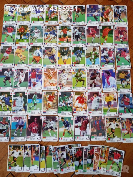 Akas Стари карти колекционерски футболни картички, снимка 1