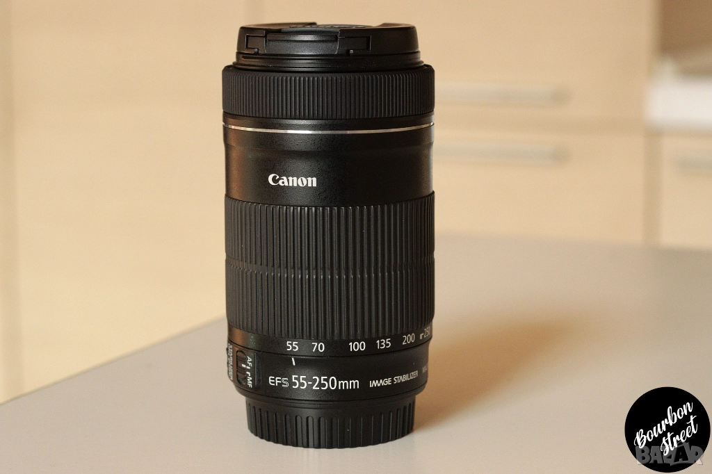 🔥Canon EF-S 55-250mm f/4-5.6 IS STM, снимка 1