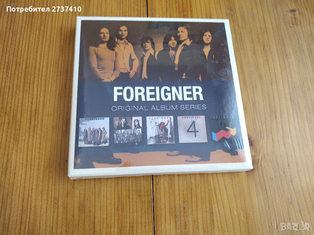 FOREIGNER - BOX SET 5cd 30лв оригинални дискове, снимка 1