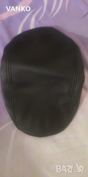 Кожена подложка калъф за подлакътник на централна конзола, снимка 1