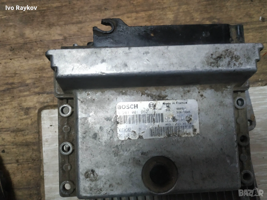 компютър CITROEN XANTIA PEUGEOT 406 1.9TD, 9624519580, BOSCH ,0281001262, снимка 1