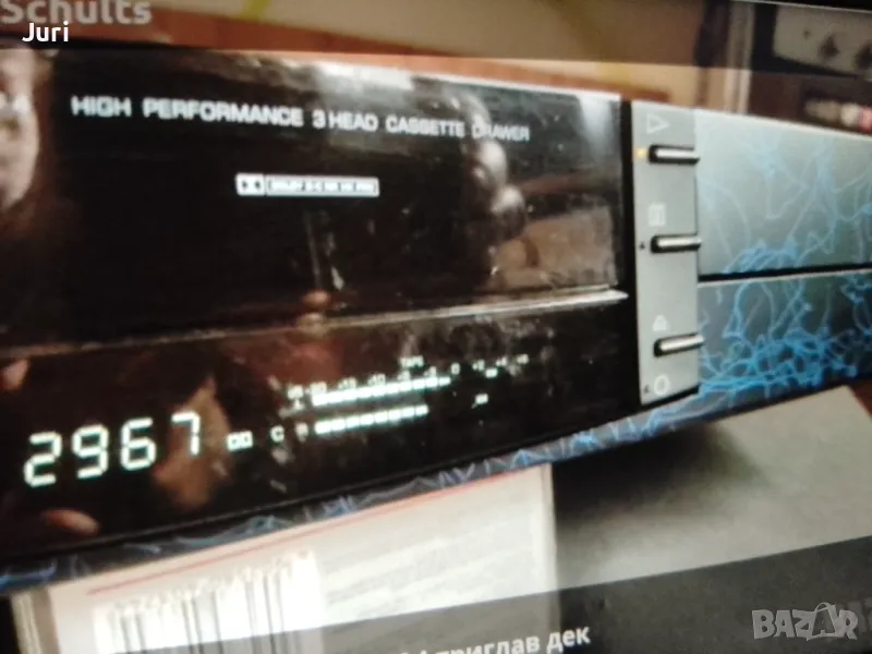 Grundig cf 4 триглав касетен дек, снимка 1