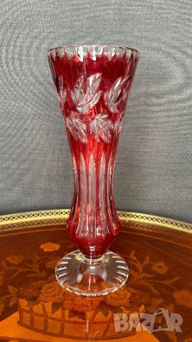 Кристална ваза Bohemia, снимка 1 - Вази - 45992352