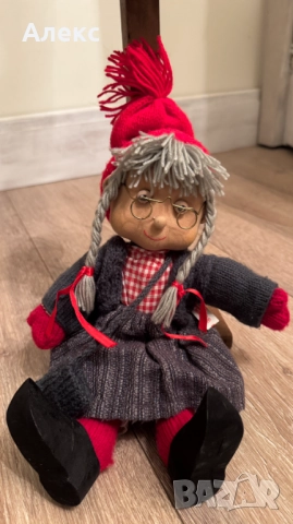 Парцалена, ръчно изработена кукла, Норвегия., снимка 8 - Колекции - 52436264