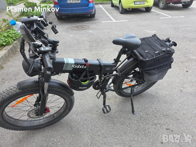 електрически, сгъваем велосипед Ridstar., снимка 5 - Велосипеди - 54237091