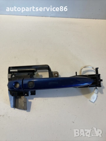 Външна дръжка предна дясна врата синя за Subaru Outback 2.0 Дизел (2010) 