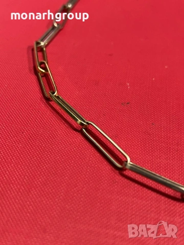 Златен ланец, снимка 2 - Колиета, медальони, синджири - 53658931