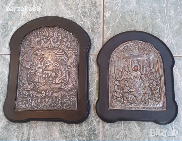 Сребърна Икона Икони 2 броя 999, снимка 1