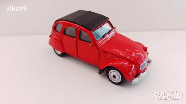 Citroen 2 CV Welly - Мащаб 1:60, снимка 5 - Колекции - 47822283