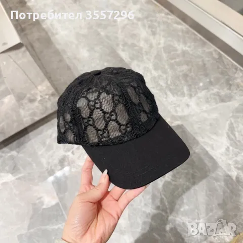 Шапка с козирка Gucci, снимка 1 - Шапки - 46899761