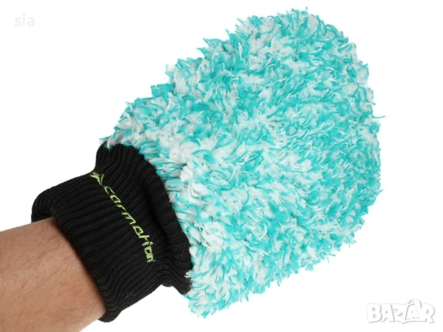 Ръкавица за миене и полиране на автомобили, микрофибър + фин шенил, снимка 4 - Аксесоари и консумативи - 51416499