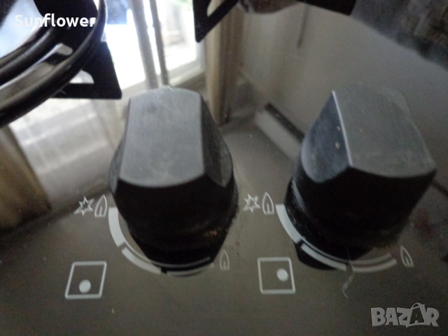 Zanussi черен стъклокерамичен газов плот за вграждане , снимка 8 - Печки, фурни - 51458571