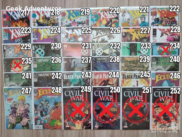 Comic Books/Комикси 2/2 - Punisher, X-Men, Hulk, Batman, Superman, JLA, снимка 8 - Списания и комикси - 51846836