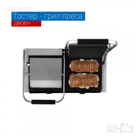 Тостер - професионален двоен електрически, снимка 2 - Обзавеждане на кухня - 51689884
