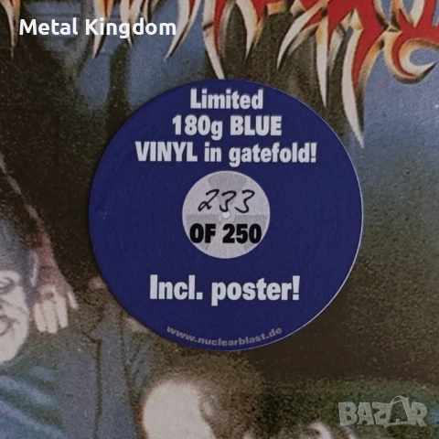 TANKARD - Zombie Attack (LP - Blue Vinyl) NEW & SEALED, снимка 3 - Грамофонни плочи - 53273030