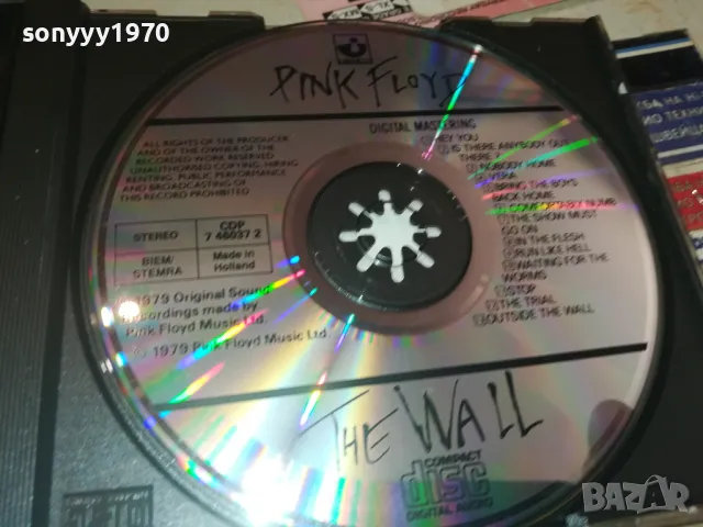 PINK FLOYD THE WALL-ДВА ИДЕАЛНИ ДИСКА 1108241733, снимка 10 - CD дискове - 46875333