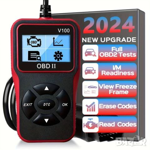 V100 OBD2 автомобилен диагностичен кодочетец, снимка 6 - Аксесоари и консумативи - 45148644