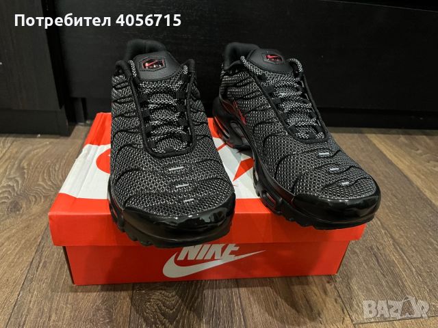 Nike TN Air Max Plus Metal Mesh "Black / Red" Номер 44, снимка 2 - Спортни обувки - 46069684