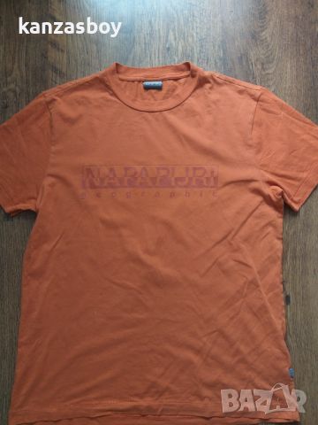 Napapijri - страхотна мъжка тениска ХЛ, снимка 3 - Тениски - 45953331
