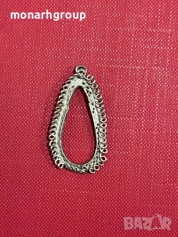 Сребърна висулка /за материал/, снимка 2 - Колиета, медальони, синджири - 53432742