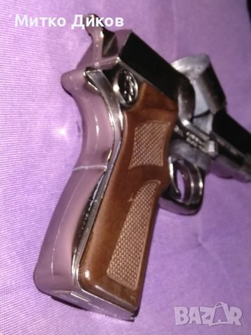 Пистолет нов детски с 8 капси Гонер метален  Испания 165мм, снимка 12 - Други - 45389706