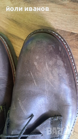 ECCO-кожени шити оригинални обувки 44 номер, снимка 11 - Маратонки - 53746583