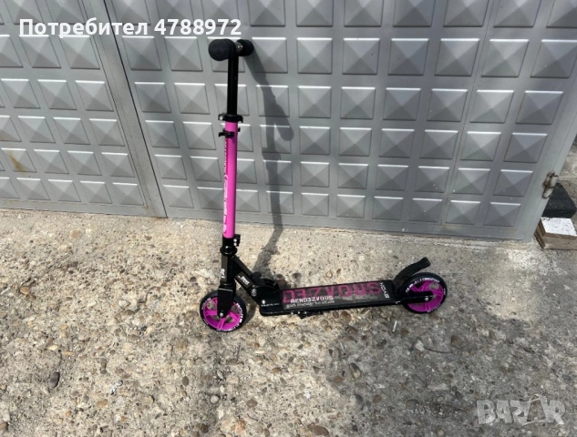 Тротинетка Randevous черно/розово, снимка 2 - Скутери и тротинетки - 54105331