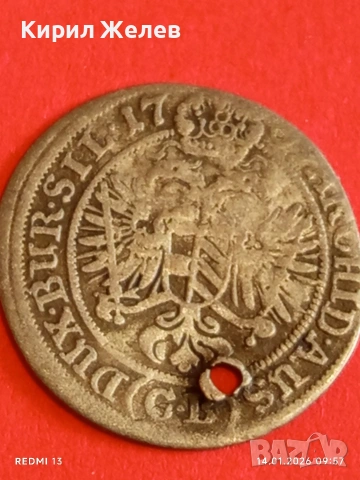 Сребърна монета 3 кройцера 1709г. Йозеф първи Австрия за КОЛЕКЦИЯ 52887, снимка 13 - Нумизматика и бонистика - 53093129