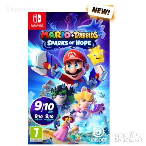 ИГРА ЗА  NINTENDO SWITCH „MARIO AND RABBIDS SPARKS OF HOPE“  Марио, Зайците и принцеса Пийч , снимка 1 - Игри за Nintendo - 46640027