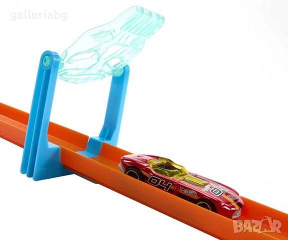 Hot Wheels Track Builder - Елементи за ледена писта, снимка 5 - Коли, камиони, мотори, писти - 45149651