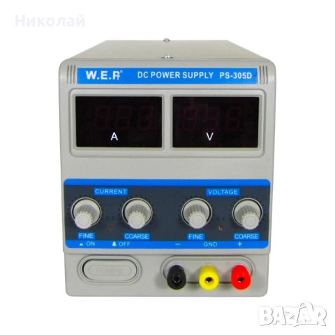 Захранващ блок WEP PS-305D-I, 30V 5A с цифров дисплей, снимка 4 - Друга електроника - 52315461