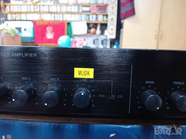 Unitech uma 6120 mixer amplifier, снимка 6 - Ресийвъри, усилватели, смесителни пултове - 45654536