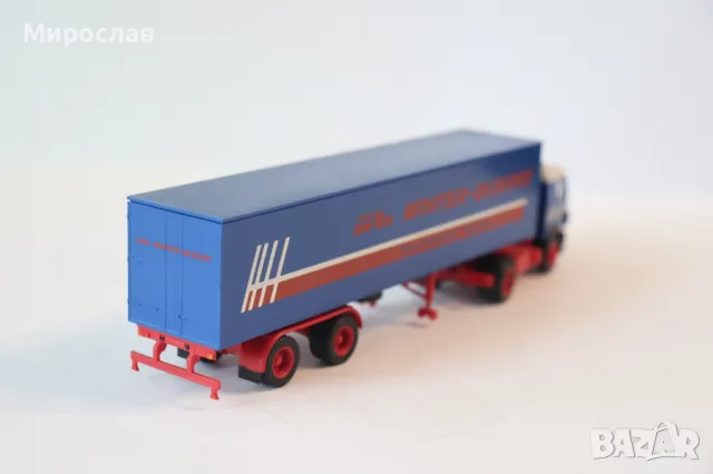 HERPA H0 1/87 MERCEDES BENZ КАМИОН МОДЕЛ ТИР, снимка 8 - Колекции - 50124545