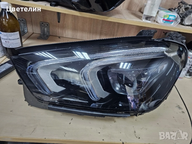 Ляв фар за Mercedes GLE W167 Multibeam lqv far мерцедес гле 167, снимка 2 - Части - 51859838