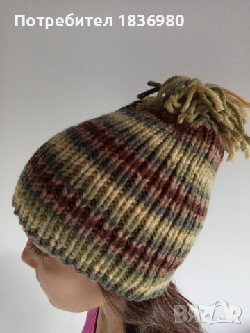 Плетени детски шапки , снимка 6 - Шапки, шалове и ръкавици - 52021107