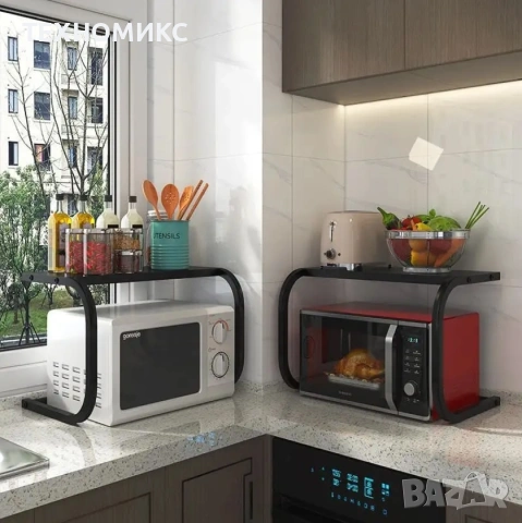 Oрганайзер за кухня, Поставка за микровълнова фурна, многофункционална, снимка 16 - Други стоки за дома - 53665544