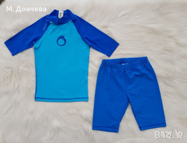 Плажни блузи UPF 50+ и бански за момче 7-8 години, снимка 10 - Детско бельо и бански  - 45694782