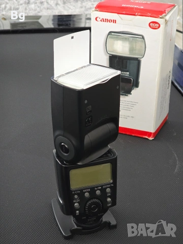 Нова светкавица Canon 580 EX TTL Speedlite , снимка 5 - Фотоапарати - 53926588