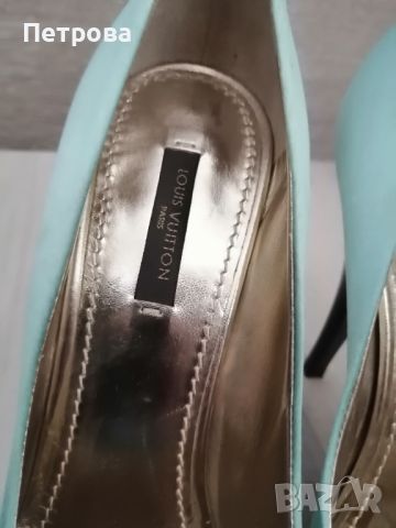 Louis Vuitton обувки на ток 39 Оригинал, снимка 6 - Дамски обувки на ток - 45873032