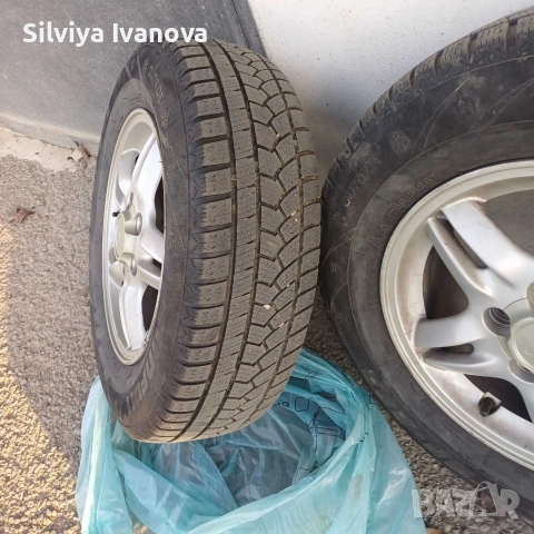 Продавам четири зимни гуми с алуминиеви оригинални за Honda Cr-v , снимка 6 - Гуми и джанти - 52825585