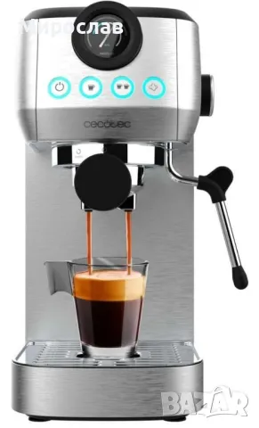 Cecotec Power Espresso 20 бара Steel Pro 1350 W, снимка 1 - Кафемашини - 49100299