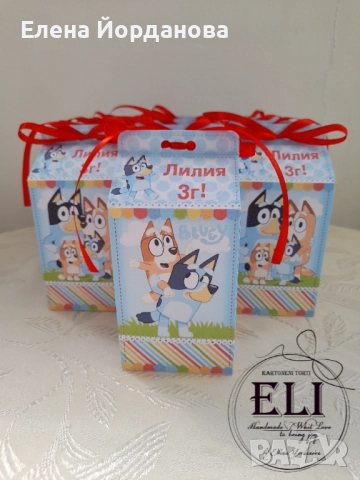 Подаръчни кутийки с Блуи , снимка 4 - Декорация - 51942322